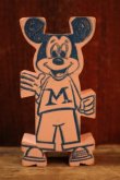 画像1: ct-250319-01 Mickey Mouse 1960's Stormbecker "ACROBATS" Wooden Figure (K)