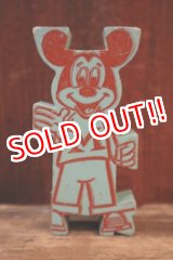 画像: ct-250319-01 Mickey Mouse 1960's Stormbecker "ACROBATS" Wooden Figure (E)