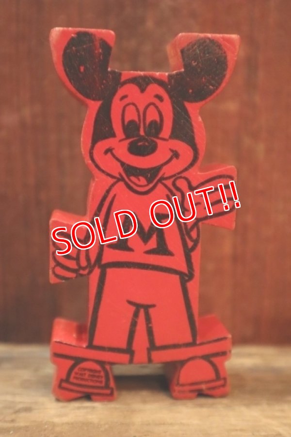 画像2: ct-250319-01 Mickey Mouse 1960's Stormbecker "ACROBATS" Wooden Figure (A)