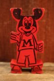 画像1: ct-250319-01 Mickey Mouse 1960's Stormbecker "ACROBATS" Wooden Figure (B)