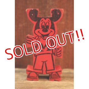 画像: ct-250319-01 Mickey Mouse 1960's Stormbecker "ACROBATS" Wooden Figure (B)