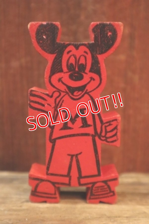 画像1: ct-250319-01 Mickey Mouse 1960's Stormbecker "ACROBATS" Wooden Figure (B)