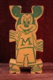 画像1: ct-250319-01 Mickey Mouse 1960's Stormbecker "ACROBATS" Wooden Figure (M)