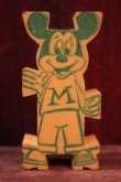 画像1: ct-250319-01 Mickey Mouse 1960's Stormbecker "ACROBATS" Wooden Figure (N)