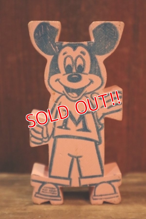 画像2: ct-250319-01 Mickey Mouse 1960's Stormbecker "ACROBATS" Wooden Figure (K)