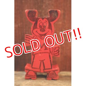 画像: ct-250319-01 Mickey Mouse 1960's Stormbecker "ACROBATS" Wooden Figure (A)