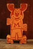 画像1: ct-250319-01 Mickey Mouse 1960's Stormbecker "ACROBATS" Wooden Figure (F)