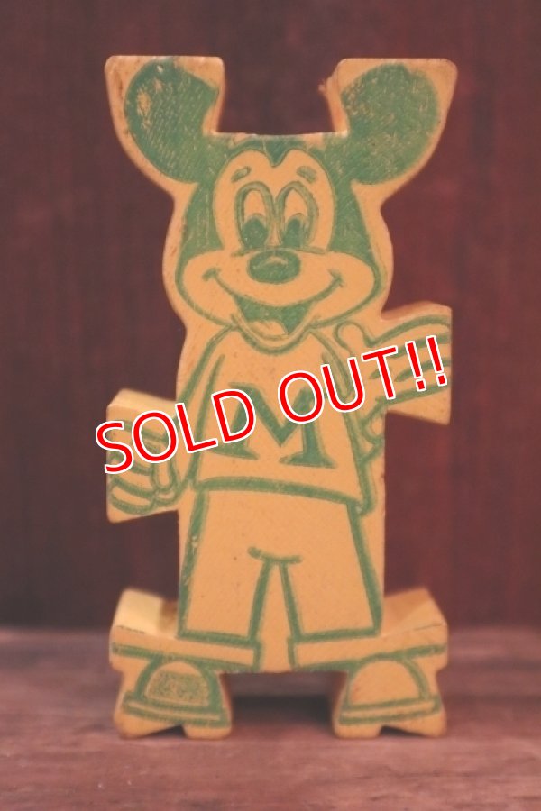 画像2: ct-250319-01 Mickey Mouse 1960's Stormbecker "ACROBATS" Wooden Figure