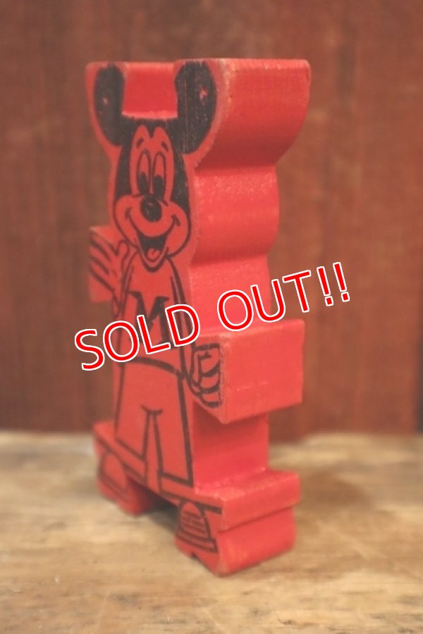 画像3: ct-250319-01 Mickey Mouse 1960's Stormbecker "ACROBATS" Wooden Figure (B)