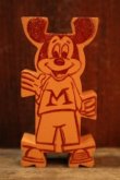 画像1: ct-250319-01 Mickey Mouse 1960's Stormbecker "ACROBATS" Wooden Figure (G)
