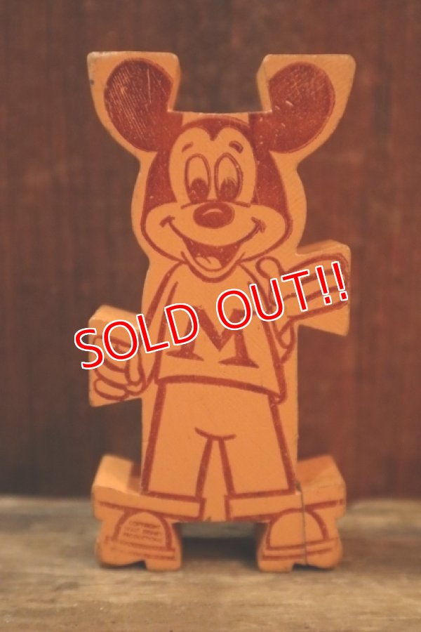 画像2: ct-250319-01 Mickey Mouse 1960's Stormbecker "ACROBATS" Wooden Figure (F)