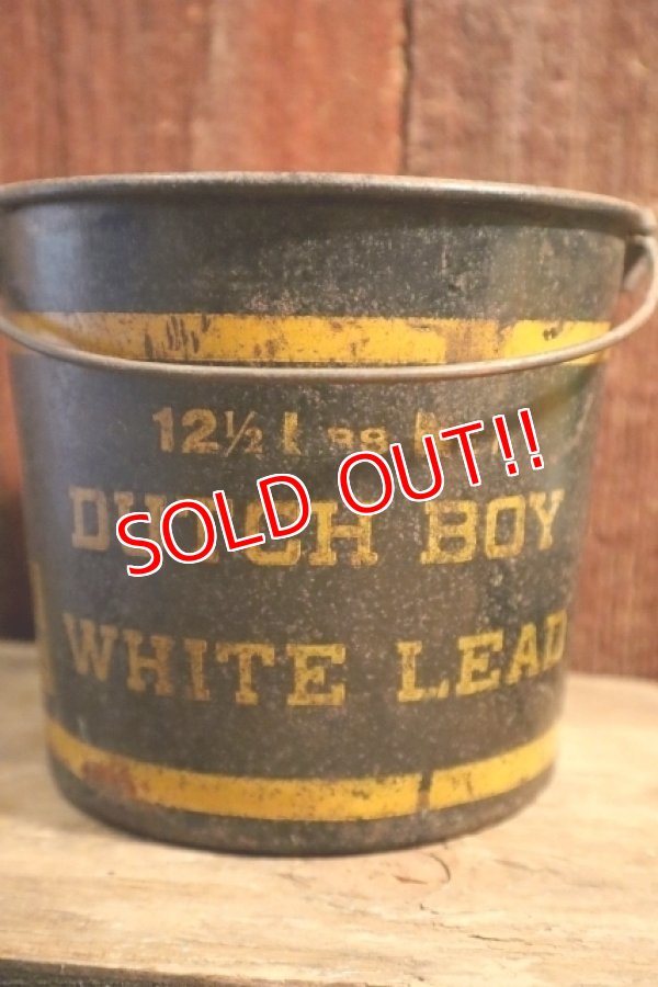 画像3: dp-250401-08 NATIONAL LEAD COMPANY / DUTCH BOY 1950's-1960's WHITE LEAD BUCKET