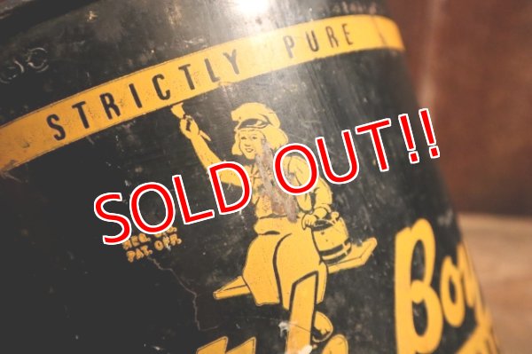 画像7: dp-250404-06 NATIONAL LEAD COMPANY / DUTCH BOY 1950's-1960's SOFT PASTE WHITE LEAD 50 LBS. NET BUCKET