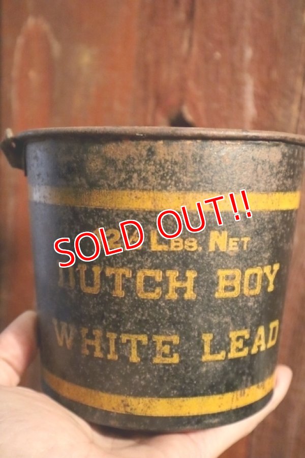 画像8: dp-250401-08 NATIONAL LEAD COMPANY / DUTCH BOY 1950's-1960's WHITE LEAD BUCKET