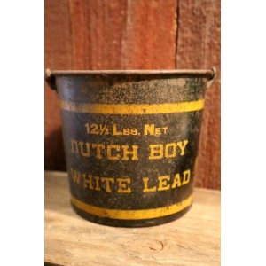 画像: dp-250401-08 NATIONAL LEAD COMPANY / DUTCH BOY 1950's-1960's WHITE LEAD BUCKET