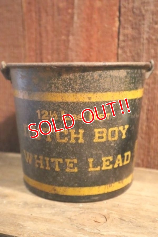 画像1: dp-250401-08 NATIONAL LEAD COMPANY / DUTCH BOY 1950's-1960's WHITE LEAD BUCKET