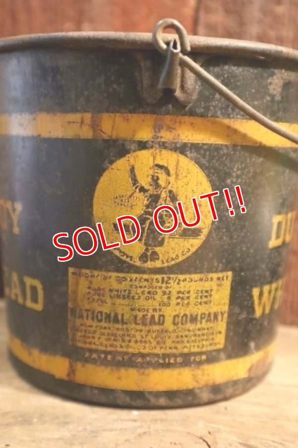 画像2: dp-250401-08 NATIONAL LEAD COMPANY / DUTCH BOY 1950's-1960's WHITE LEAD BUCKET