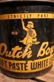 画像2: dp-250404-06 NATIONAL LEAD COMPANY / DUTCH BOY 1950's-1960's SOFT PASTE WHITE LEAD 50 LBS. NET BUCKET
