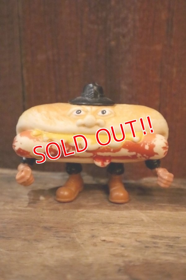 画像1: ct-250319-41 MATTEL 1988 FOOD FIGHTERS "MEAN WEENER" Action Figure 