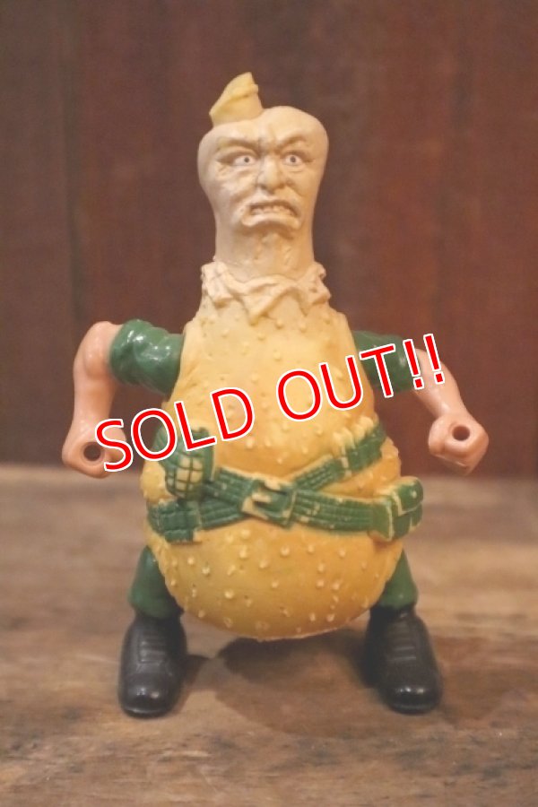 画像1: ct-250319-39 MATTEL 1988 FOOD FIGHTERS "LIEUTENANT LEGG" Action Figure 