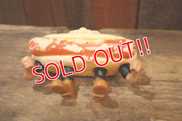 画像5: ct-250319-41 MATTEL 1988 FOOD FIGHTERS "MEAN WEENER" Action Figure 