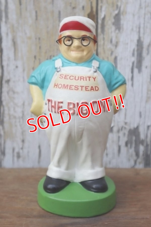 画像1: ct-250405-11 Security Homestead / THE BIG ONE 1970's Advertising Coin Bank