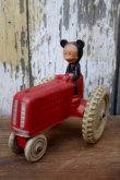 画像1: ct-250404-09 Mickey Mouse / SUN RUBBER 1940's Mickey's Tractor