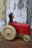 画像3: ct-250404-09 Mickey Mouse / SUN RUBBER 1940's Mickey's Tractor