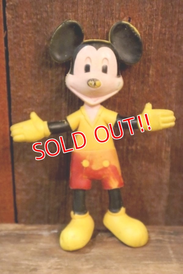画像1: ct-250320-37 Mickey Mouse / Lakeside Industries 1960's Bendable Figure