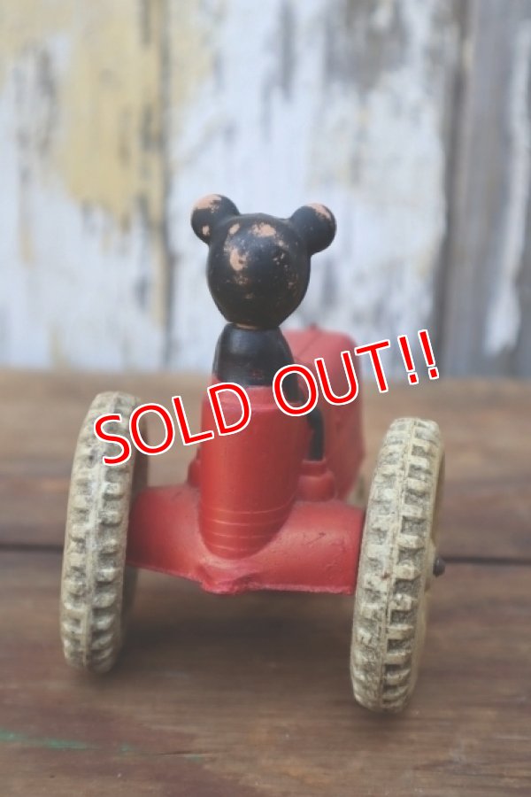 画像5: ct-250404-09 Mickey Mouse / SUN RUBBER 1940's Mickey's Tractor