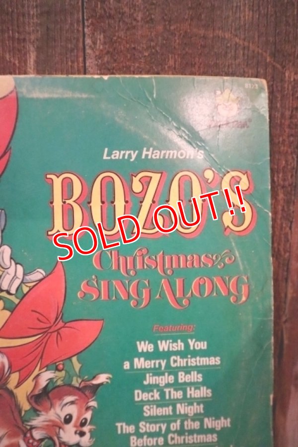 画像3: ct-250405-06 Bozo the Clown / 1970's BOZO'S Christmas SING A LONG LP Record
