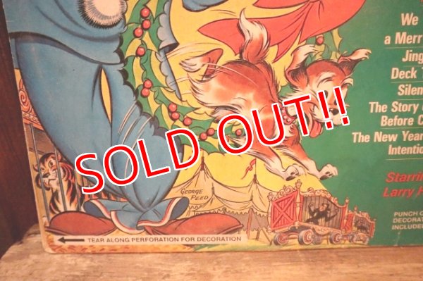 画像4: ct-250405-06 Bozo the Clown / 1970's BOZO'S Christmas SING A LONG LP Record