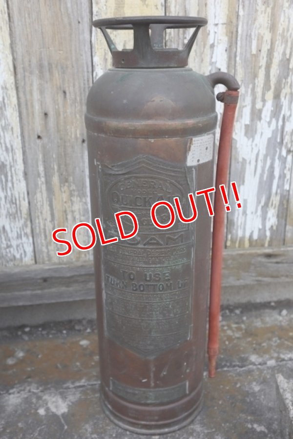 画像1: dp-250401-12 GENERAL QUICK AID 1940's-1950's Metal Fire Extinguisher