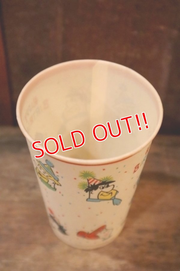 画像6: ct-250404-22 The Flintstones 1960's "HAPPY BIRTHDAY" Wax Cup