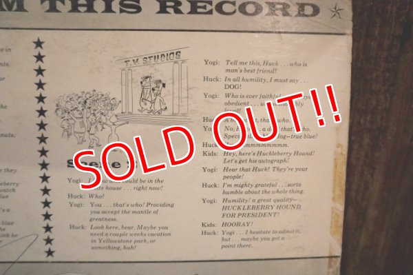 画像11: ct-250405-02 Huckleberry Hound for PREDIDENT 1960 LE Record