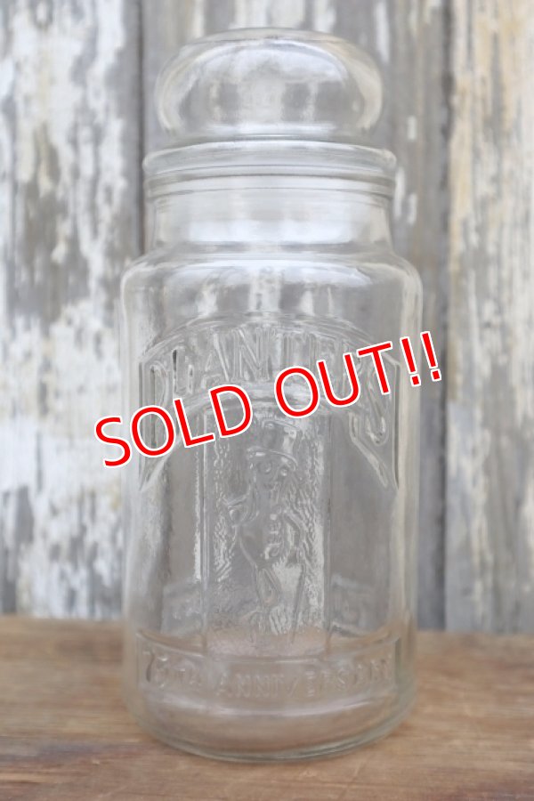 画像1: ct-250401-06 PLANTERS / MR.PEANUT 1981 75th Anniversary Glass Jar
