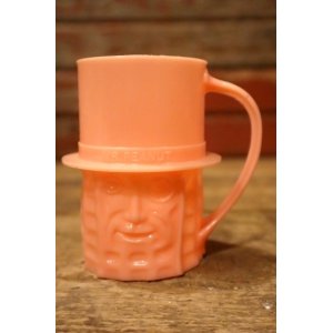 画像: ct-240301-16 PLANTERS / MR.PEANUT 1950's Plastic Mug (Pink)