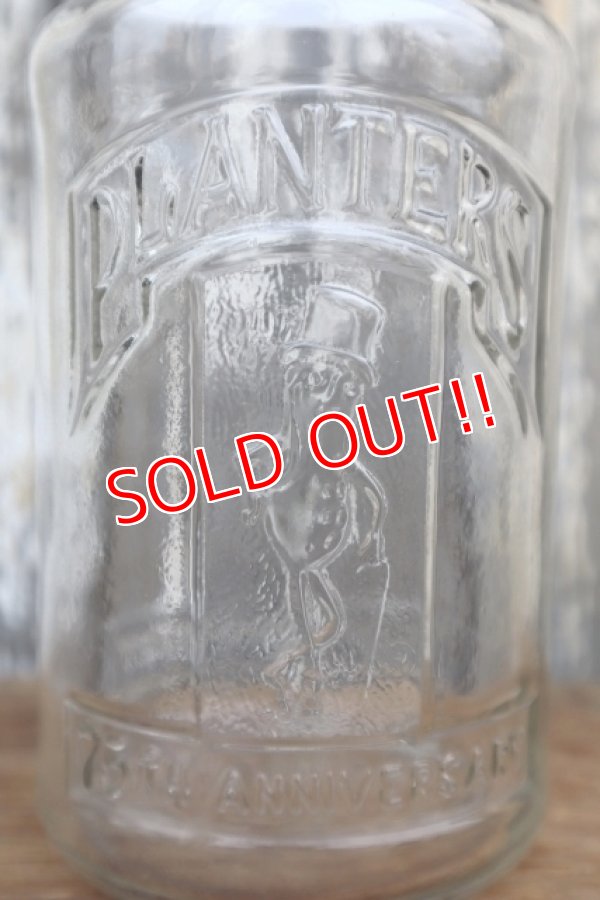 画像2: ct-250401-06 PLANTERS / MR.PEANUT 1981 75th Anniversary Glass Jar