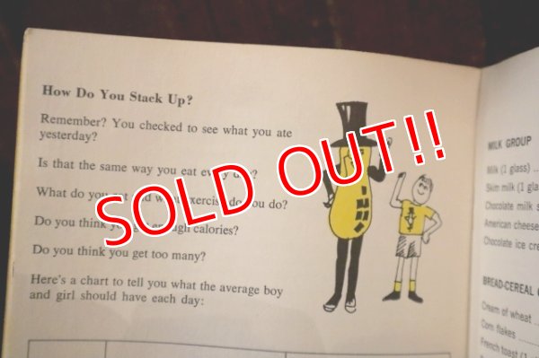 画像4: ct-250404-07 PLANTERS / 1970 MR.PENUT'S GUIDE TO NUTRITION