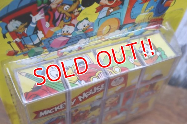 画像5: ct-250404-38 Walt Dinsey's MICKEY MOUSE / Straco 1970's 6 IN 1 PUZZLE BLOCKS