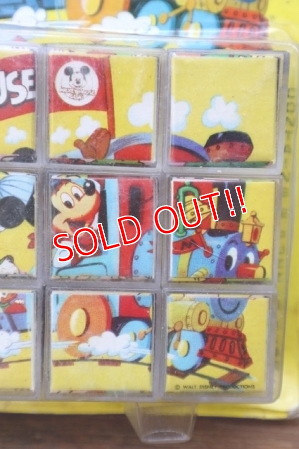 画像3: ct-250404-38 Walt Dinsey's MICKEY MOUSE / Straco 1970's 6 IN 1 PUZZLE BLOCKS