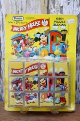 画像: ct-250404-38 Walt Dinsey's MICKEY MOUSE / Straco 1970's 6 IN 1 PUZZLE BLOCKS