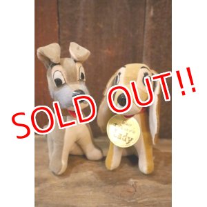 画像: ct-250319-08 Lady and the Tramp / WOOLKIN 1950's-1960's Doll Set