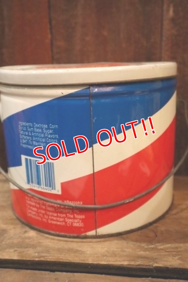 画像4: dp-250404-03 Topps / Bazooka BUBBLE GUM 1991 Tin Can