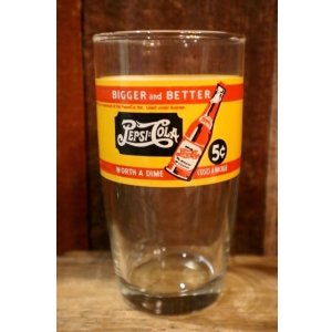画像: gs-250205-30 PEPSI : COLA 2004 BIGGER and BETTER GLASS