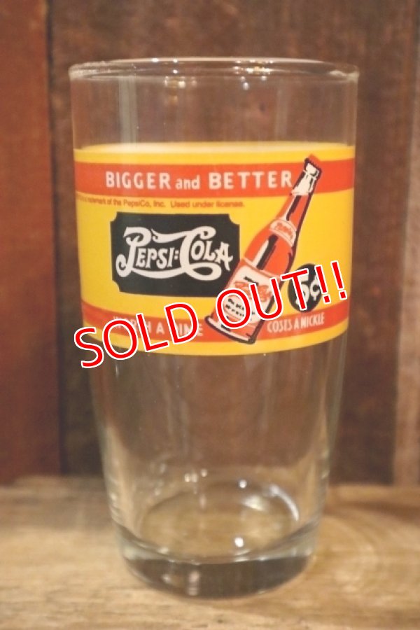 画像1: gs-250205-30 PEPSI : COLA 2004 BIGGER and BETTER GLASS