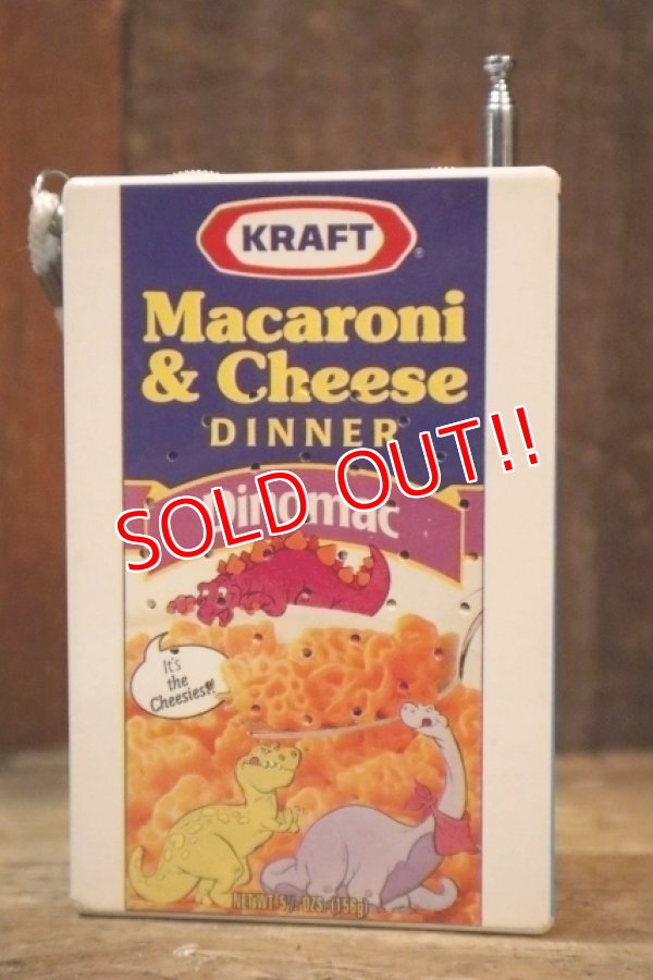 画像3: ct-250404-24 KRAFT Macaroni & Cheese 1990's Cheesasaurus Rex Portable Radio