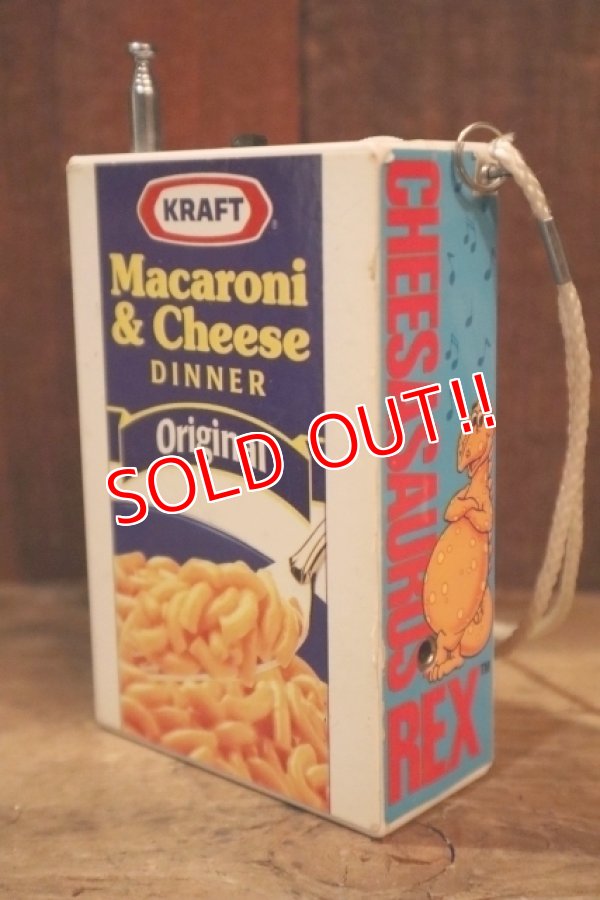 画像1: ct-250404-24 KRAFT Macaroni & Cheese 1990's Cheesasaurus Rex Portable Radio