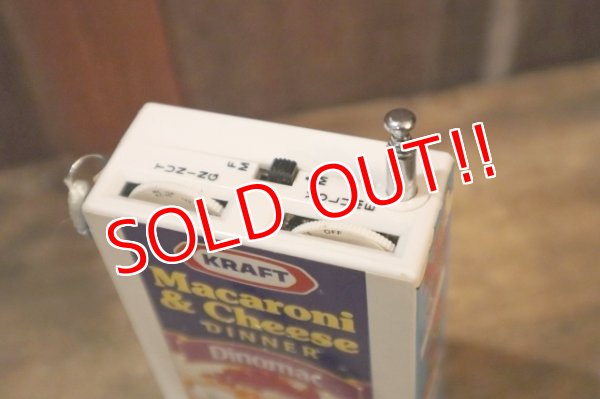 画像6: ct-250404-24 KRAFT Macaroni & Cheese 1990's Cheesasaurus Rex Portable Radio