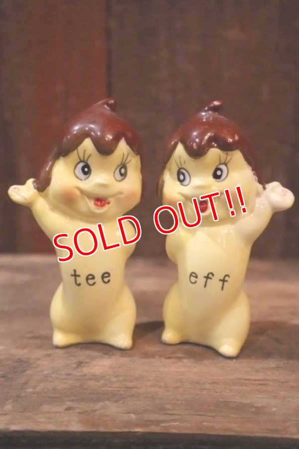 画像1: ct-250405-07 Tasty Freeze 1960's tee & eff  Salt & Pepper Shaker